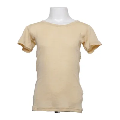 T-shirt (Yellow) from Dilling Merino wool, Silk