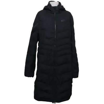 Daunenmantel (Schwarz) von Jack Wolfskin Daune, Feder, Polyester