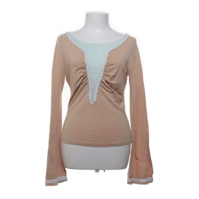 Langærmet t-shirt (Beige, Blå) fra Munthe plus Simonsen