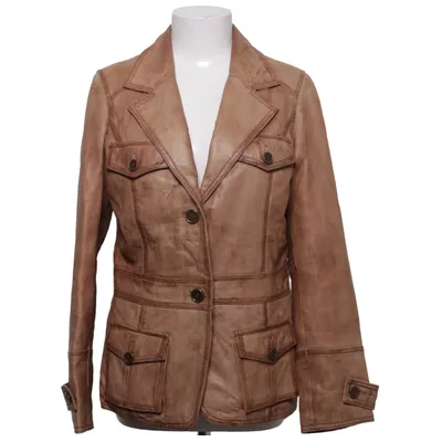 Leren blazer (Bruin) van Soulmate Leer