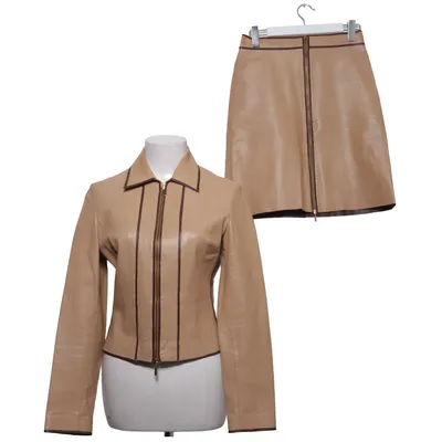 Mantelpak (tolles Kostüm aus handschuhweichem Leder) van Prandina & Co. Leer