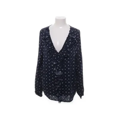 Blus (Blå, Vit) från KappAhl Viskos, Polyester