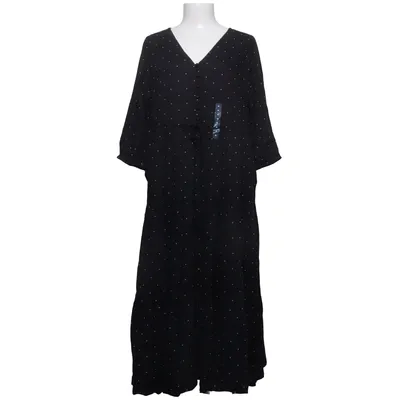 Maxi jurk (Zwart) van Lands' End Viscose