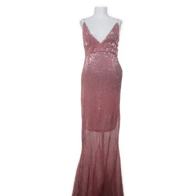 Aftonklänning (Rosa, Silverfärgad) från Dennis Maglic Bomull, Polyester