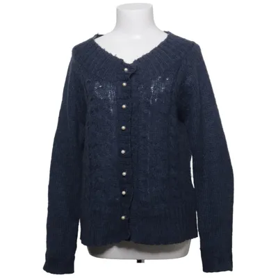 Cardigan (Bleu) de Edith & Ella Acrylique, Mohair, Laine