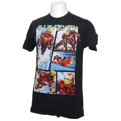 T-shirt (Svart, Flerfärgad) från Marvel Bomull