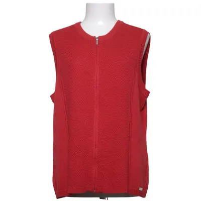 Gilet (Rouge) de Collection L. Acrylique, Coton
