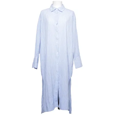 Skjortklänning (Blå, Vit) från H&M Bomull