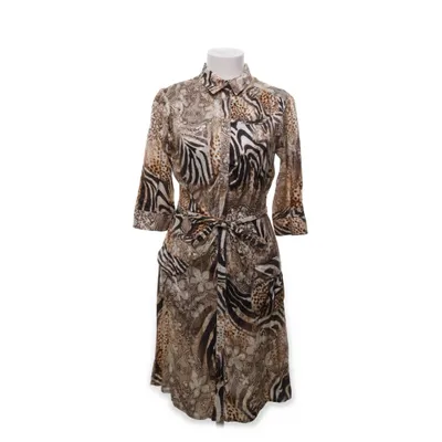 Skjortekjole (Brun, Beige) fra Guess by Marciano Silke