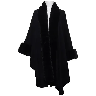 Cape (Zwart) Acryl, Polyester
