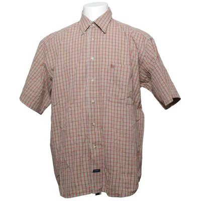 Short sleeve shirt (Beige, Red, Green) from Memos Cotton