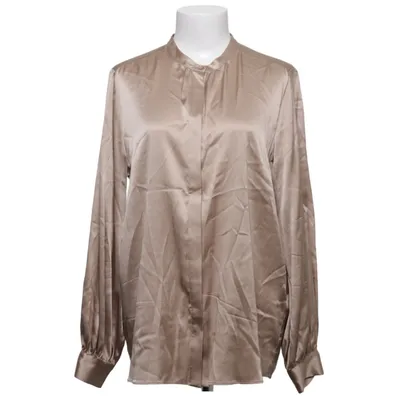 Blouse (Beige) from Leveté Room Elastane, Silk