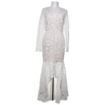 Wedding dress (White, Beige) from Love Triangle Polyester