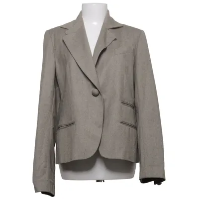Blazer (Beige) from Jean Louis Scherrer Acetate, Cashmere, Viscose, Wool