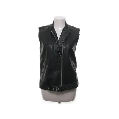 Leather vest (Green) from Hosbjerg Polyester, Leather