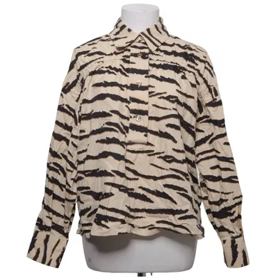 Blouse (Beige, Zwart) van Second Female Organisch katoen