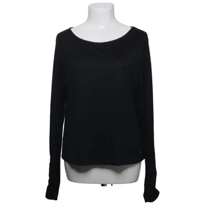 T-shirt à manches longues (Noir) de Sophia Thiel Polyester, Viscose