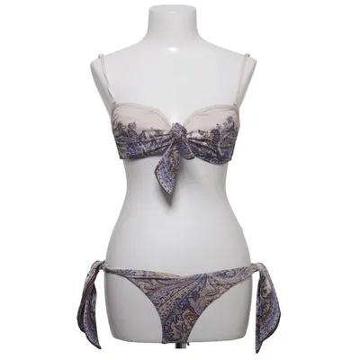 Bikini (Beige, Blue, Multicolored) from Zimmermann Elastane, Polyamide