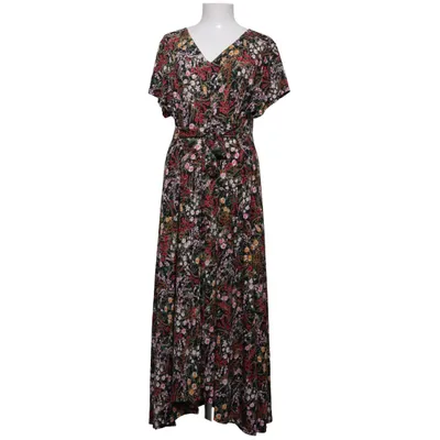 Långklänning (Svart, Flerfärgad) från Paprika Elastan, Polyester