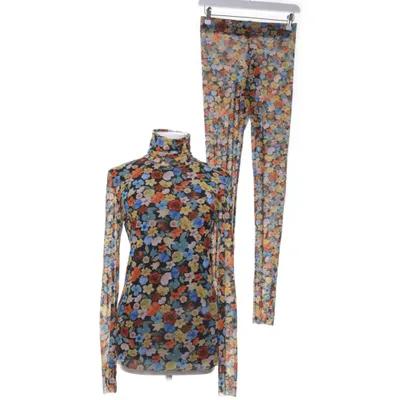 Set (Beige, Multicolored) from Ganni Elastane, Polyamide