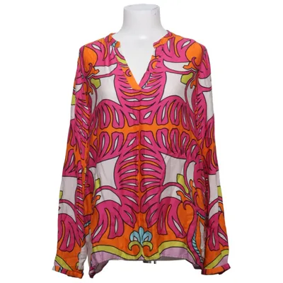 Blus (Rosa, Orange, Flerfärgad) från Milano Italy Viskos