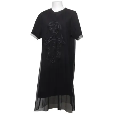Jurk (Zwart) van Blond Hour Katoen, Elastaan, Polyester