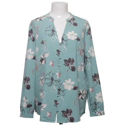 Bluse (Grøn, Flerfarvet) fra VA Milano Elastan, Polyester