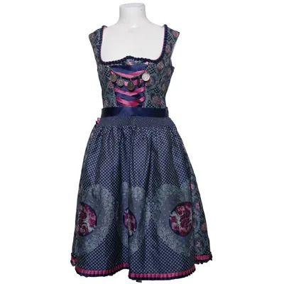 Dirndl (Blå, Pink, Hvid) fra Tramontana Bomuld, Metallfiber, Polyester