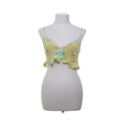 Crop top (Yellow, Multicolored) from Saint Genies Polyester