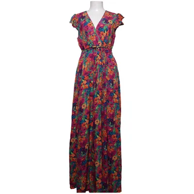 Wrap dress (Blue, Pink, Multicolored) from Rosa Rosa Polyester, Viscose