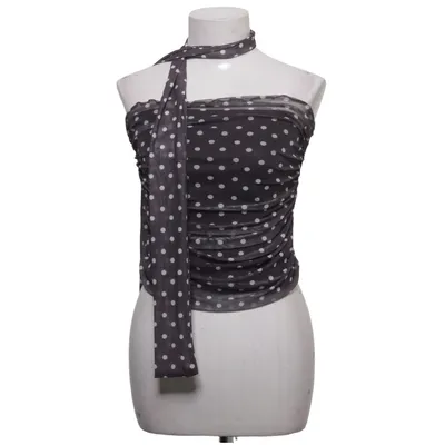 Top tube (Noir, Blanc) de Romwe Élasthane, Polyester