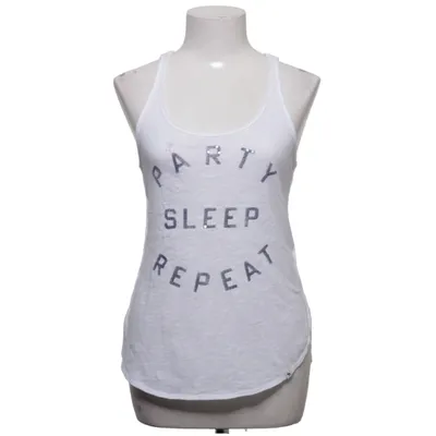 Tanktop  (Hvid) fra Abercrombie & Fitch Bomuld, Polyester