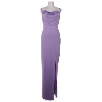Maxi jurk (Lila) van Bubbleroom Polyester, Elastaan