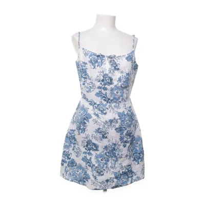 Jurk (Blauw, Wit) van Reformation Linnen