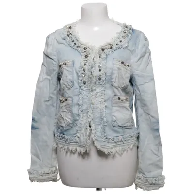 Denimjakke (Blå) fra Ambika Bomuld, Elastan