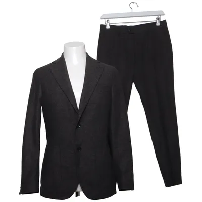 Jakkesæt (Grå) fra Oscar Jacobson Elastan, Polyamid, Polyester, Uld