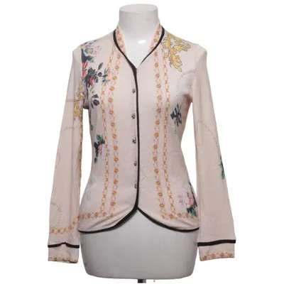 Cardigan (Beige, Multicolore) de Tricot Chic Élasthane, Viscose