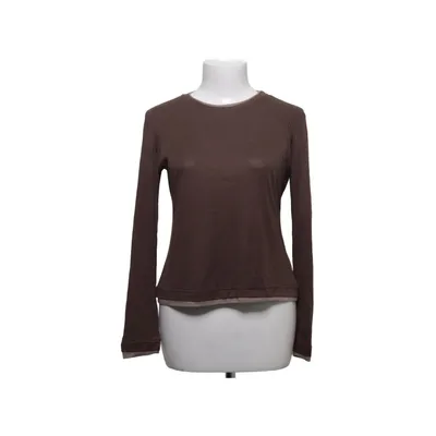 Lange mouwen shirt (Bruin) van My Star Elastaan, Tencel