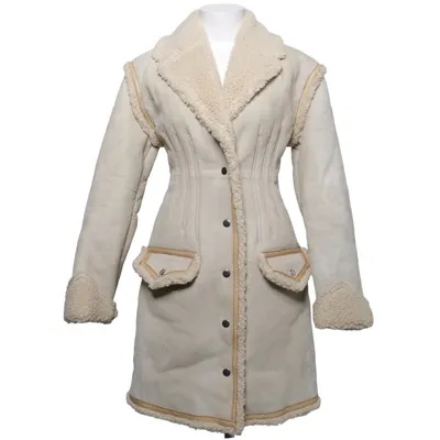 Veste en peau de mouton retournée (Beige) de H&M Studio Daim
