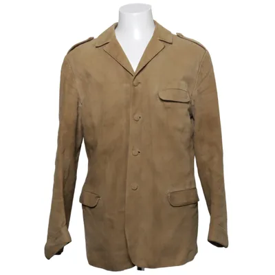 Läderkavaj (Beige) från Gulins
