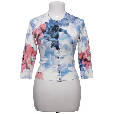 Cardigan (Blue, White, Pink) from Karen Millen Elastane, Polyamide, Viscose