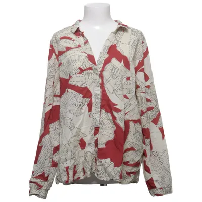 Blouse (Beige, Rood, Meerkleurig) van Grüne Erde Katoen