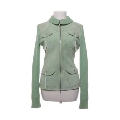 Leren jack (Groen) van Pietro Filipi Katoen, Polyester, Leer