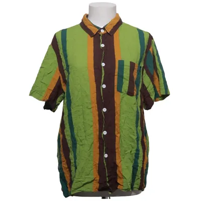 Chemise à manches courtes (Vert, Marron, Jaune) de ChArmkpR Coton, Viscose