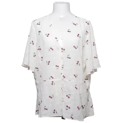 Blouse (White, Red, Green) from Ellos Elastane, Polyester