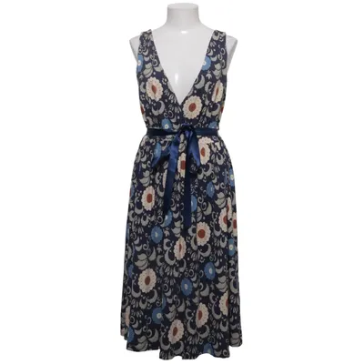 Jurk (Blauw, Meerkleurig) van Smirk Katoen, Elastaan