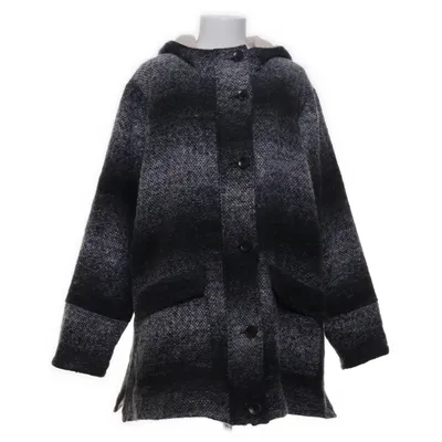 Vinterkappa (Grå, Vit) från Deluca Polyester, Ull