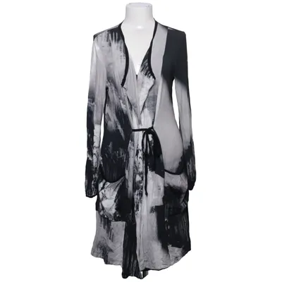Kjole (Sort, Hvid) fra Almia Elastan, Viscose