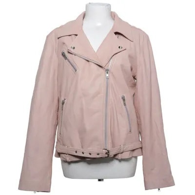 Bikerjakke (Pink) fra Benedikte Utzon Læder, Polyester