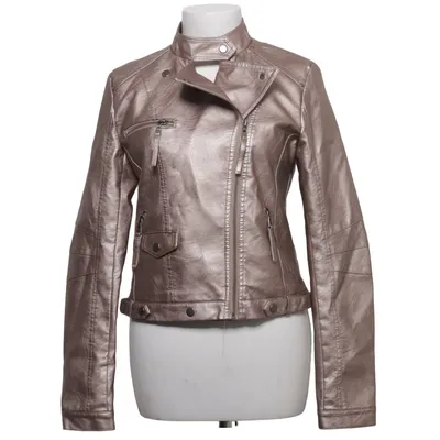 Biker jacket (Silver) from Softy Collection Polyester, Polyurethane